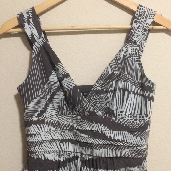 BCBG COCOA PRINT SUMMER DRESS - Picture 2 of 5